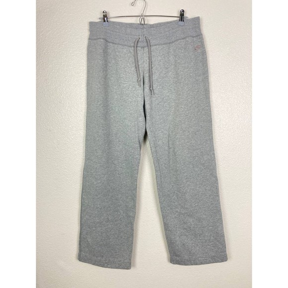 Nike Pants Womens Extra Large 16 18 Sweatpants Elastic Waist Drawstring Fleece - Picture 1 of 9